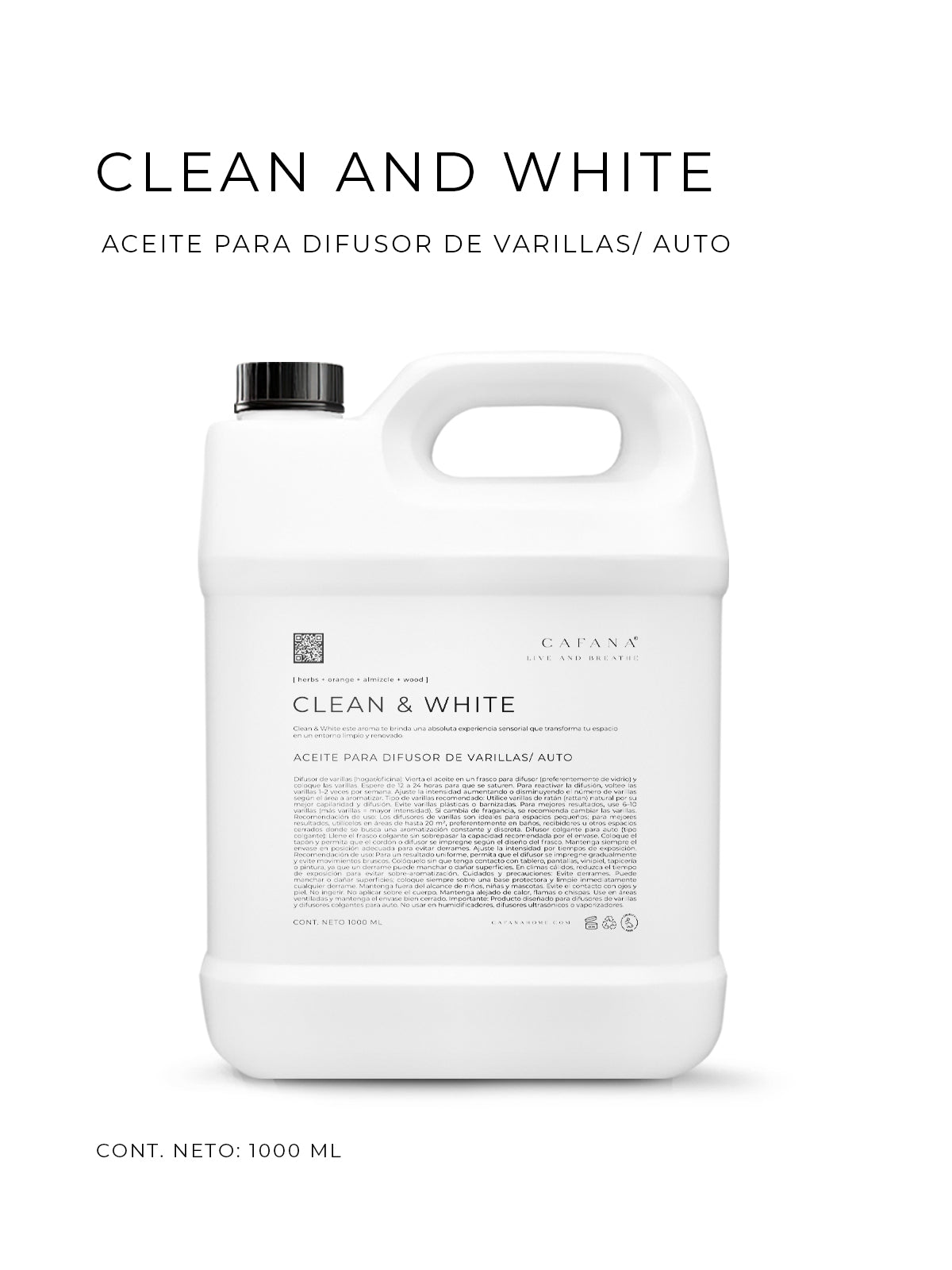 ACEITE AROMÁTICO PARA DIFUSOR DE VARILLAS Y AUTO | 1 LITRO