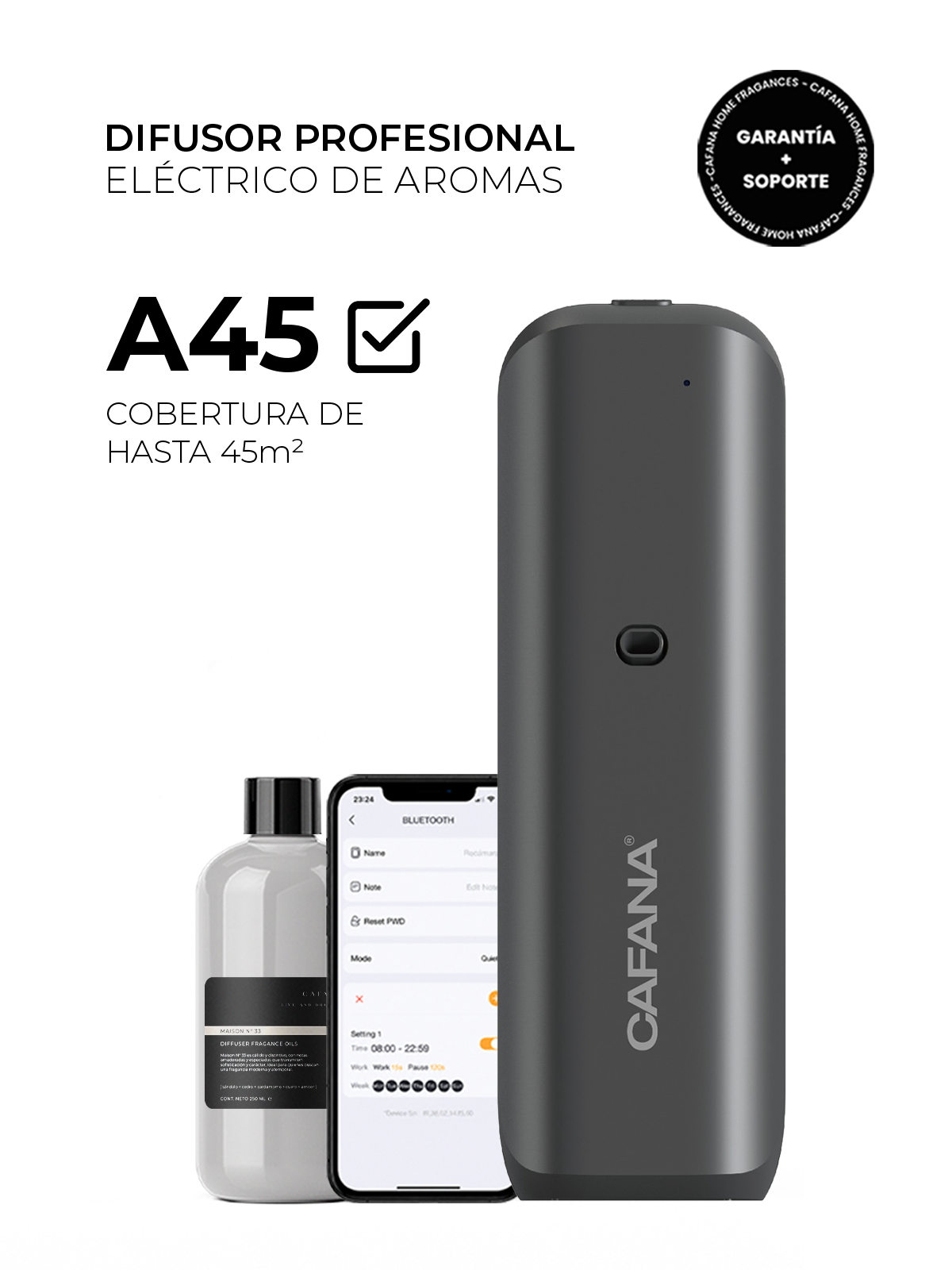 DIFUSOR PROFESIONAL A45 + ACEITE 250ML (A ELEGIR)