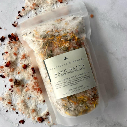 Bath Salts/ con sales de epsom & himalaya 100% natural