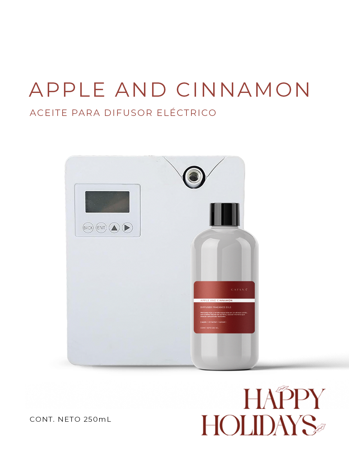 DIFFUSER FRAGANCE OIL | APPLE AND CINNAMON