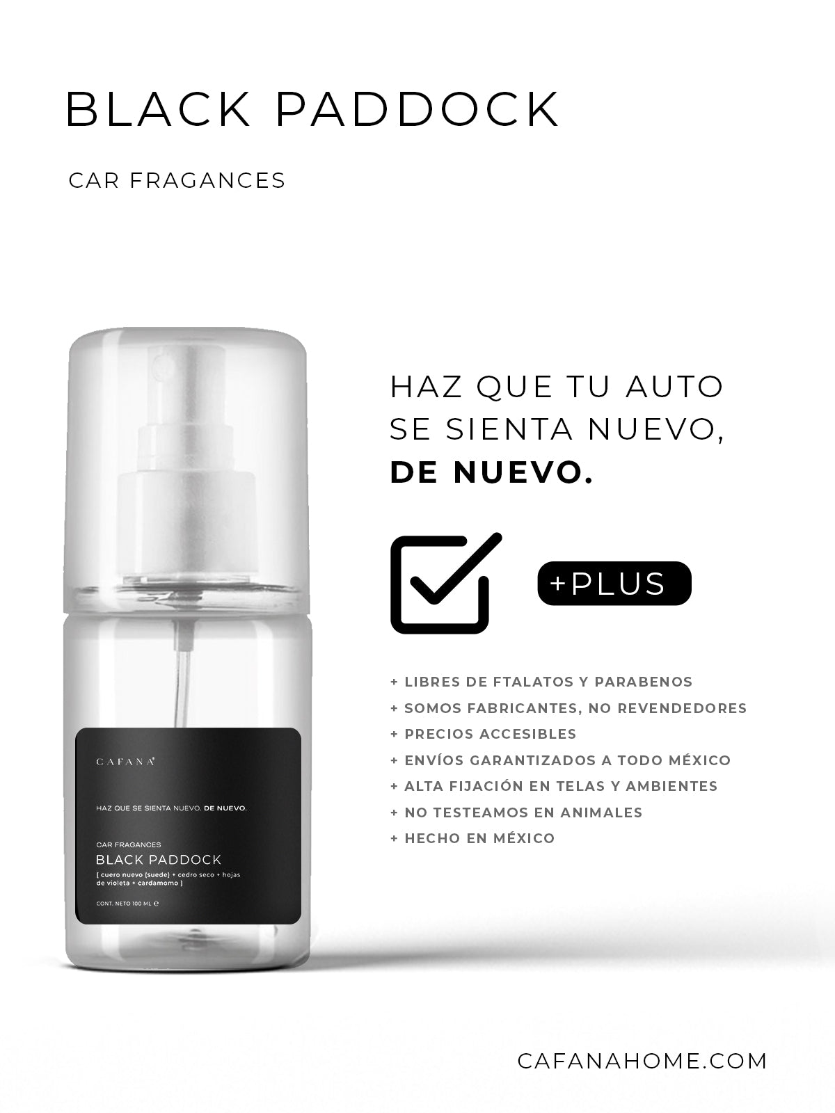 CAR FRAGANCES | BLACK PADDOCK > Inspirado en versión a deportivo nuevo