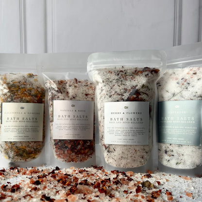 Bath Salts/ con sales de epsom & himalaya 100% natural