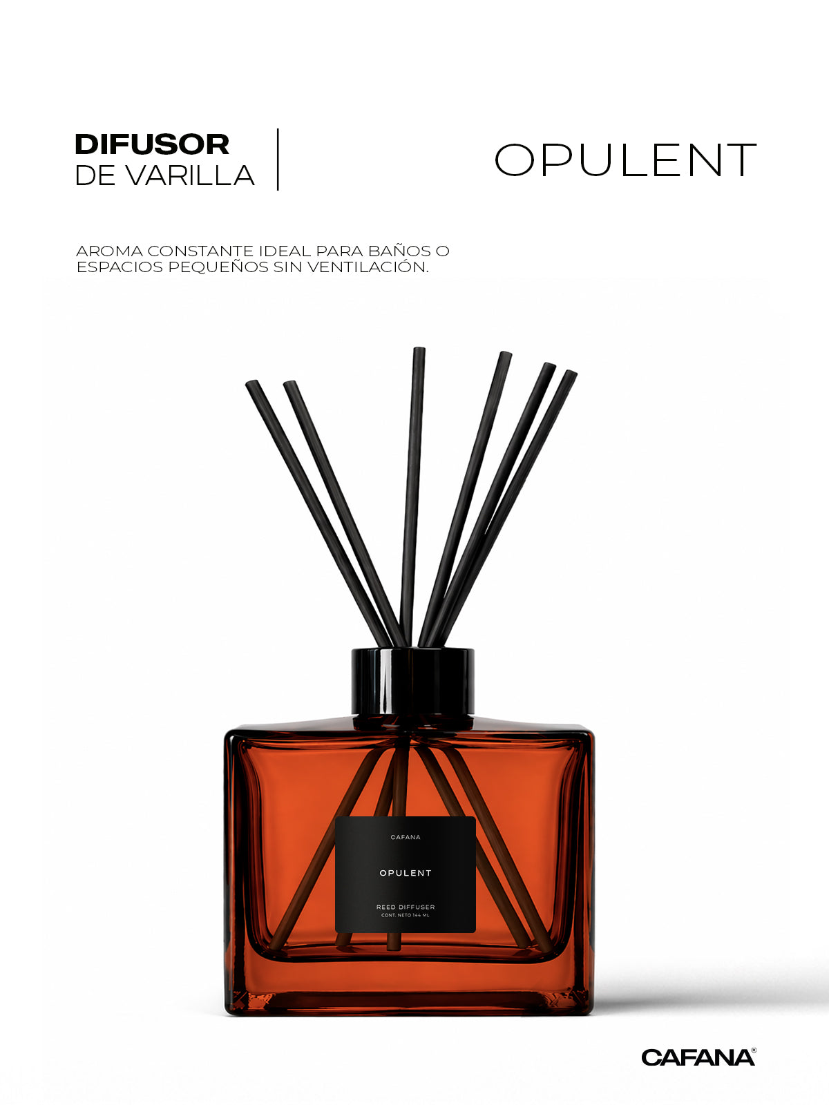 DIFUSOR DE VARILLA | OPULENT > Inspirado en el Hotel Mayan de Acapulco