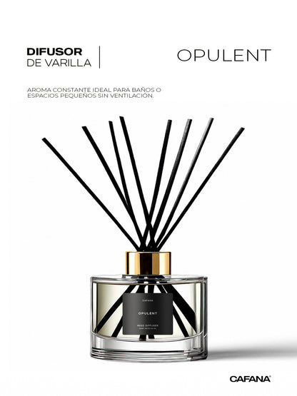 DIFUSOR DE VARILLA | OPULENT > Inspirado en el Hotel Mayan de Acapulco