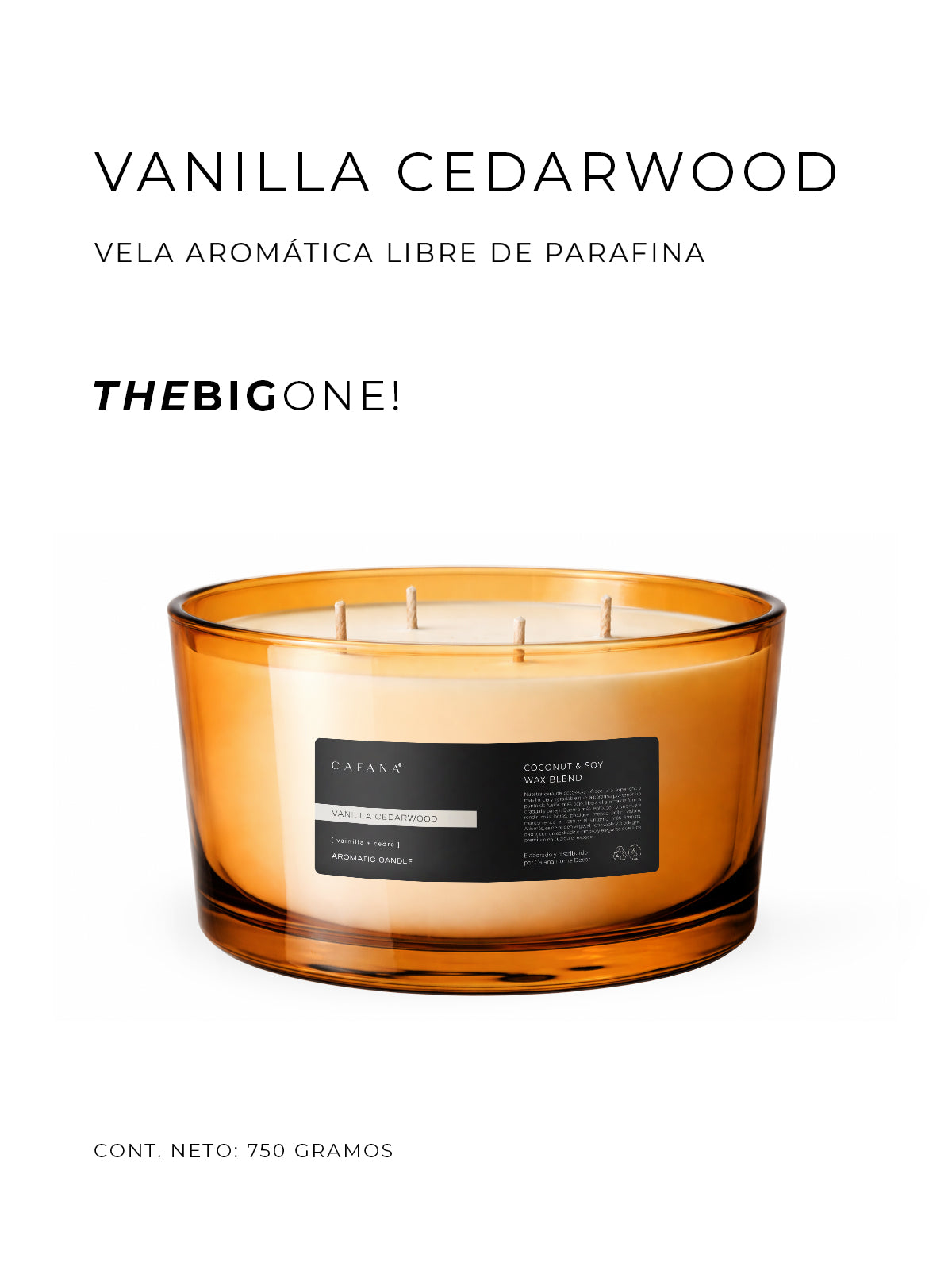 VELA AROMÁTICA | VANILLA CEDARWOOD