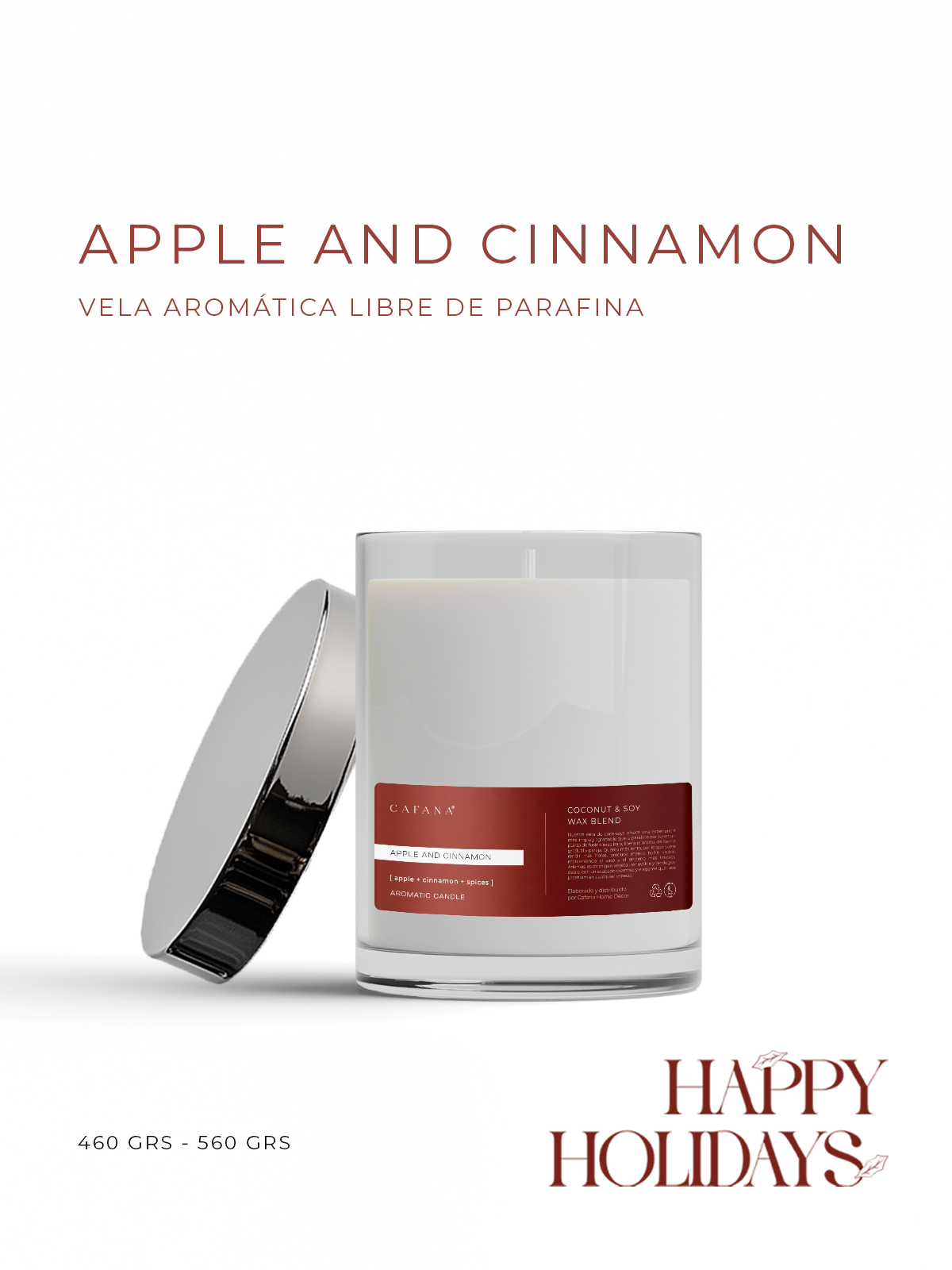 VELA AROMÁTICA | APPLE AND CINNAMON