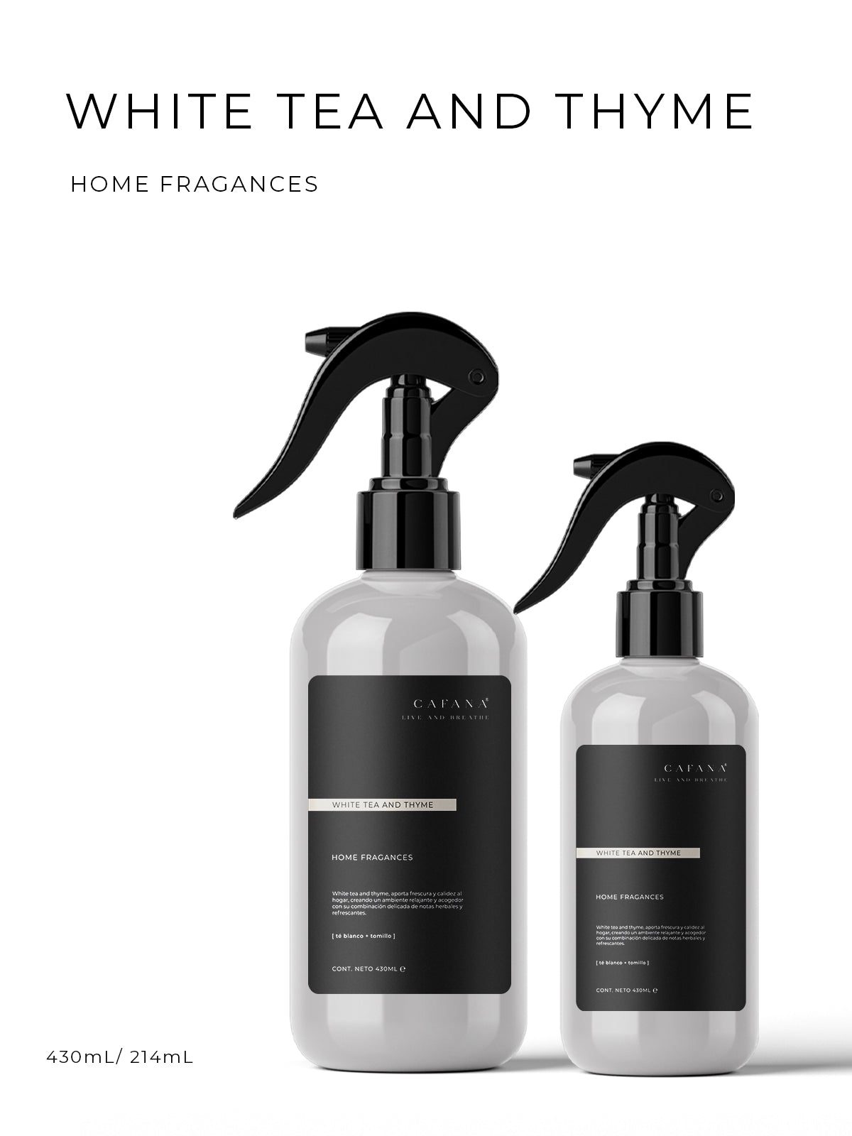 HOME FRAGANCES | WHITE TEA AND THYME > Inspirado en la icónica tienda Zara Home.